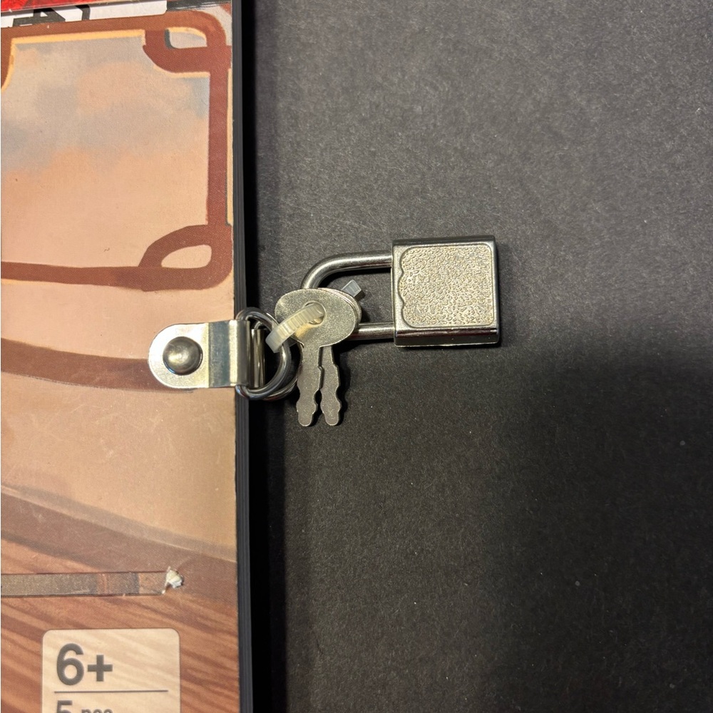 Adidas Red Adventure Book with Lock - Picture 7 of 8